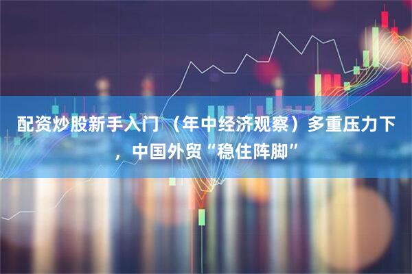 配资炒股新手入门 （年中经济观察）多重压力下，中国外贸“稳住阵脚”
